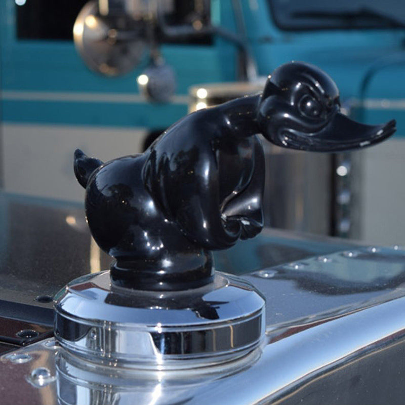 Angry Rubber Duck Radiator Ornament