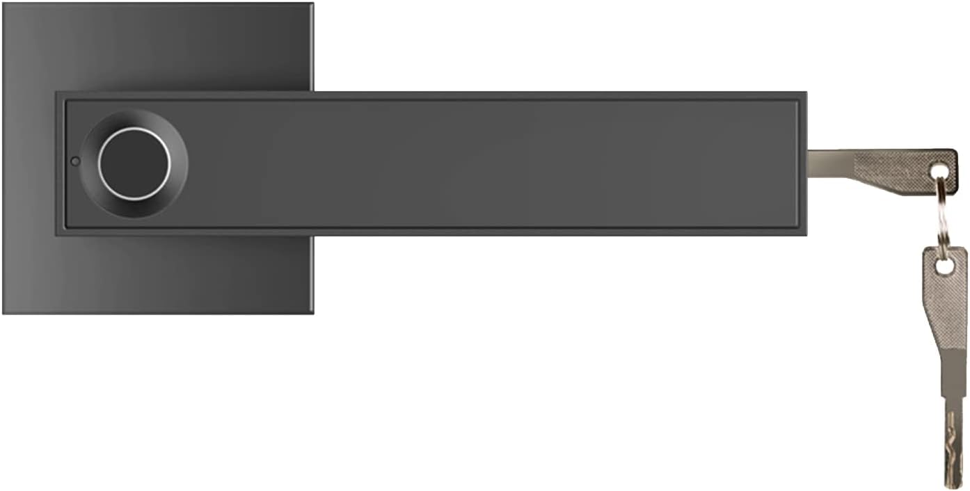Smart Fingerprint Door Lock with Key Access & 30 User Capacity