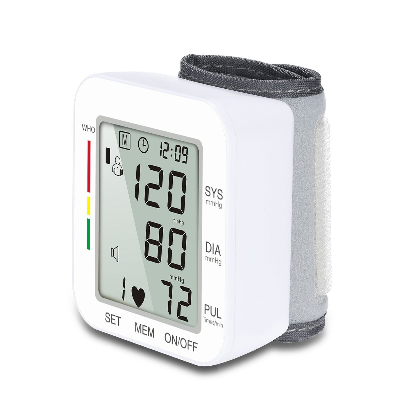 Rechargeable Wrist Blood Pressure Monitor with Fast, Accurate Readings