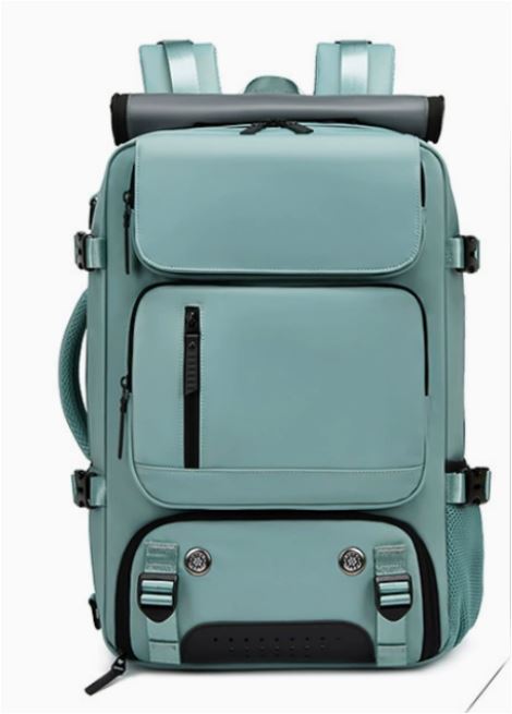 Waterproof Travel Backpack with USB, Shoe Area & Secure Pocket