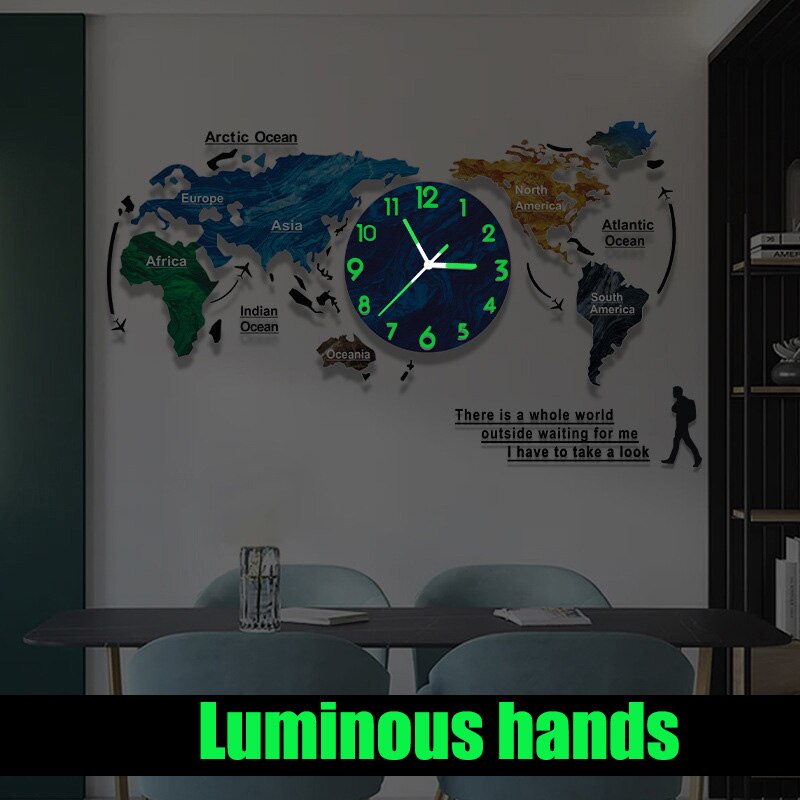 Artsy 3D DIY Wall Clock in Unique Acrylic Design