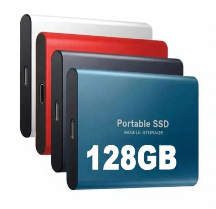 High-Speed 128GB USB-C External SSD – Transfer Up to 1050 MB/s