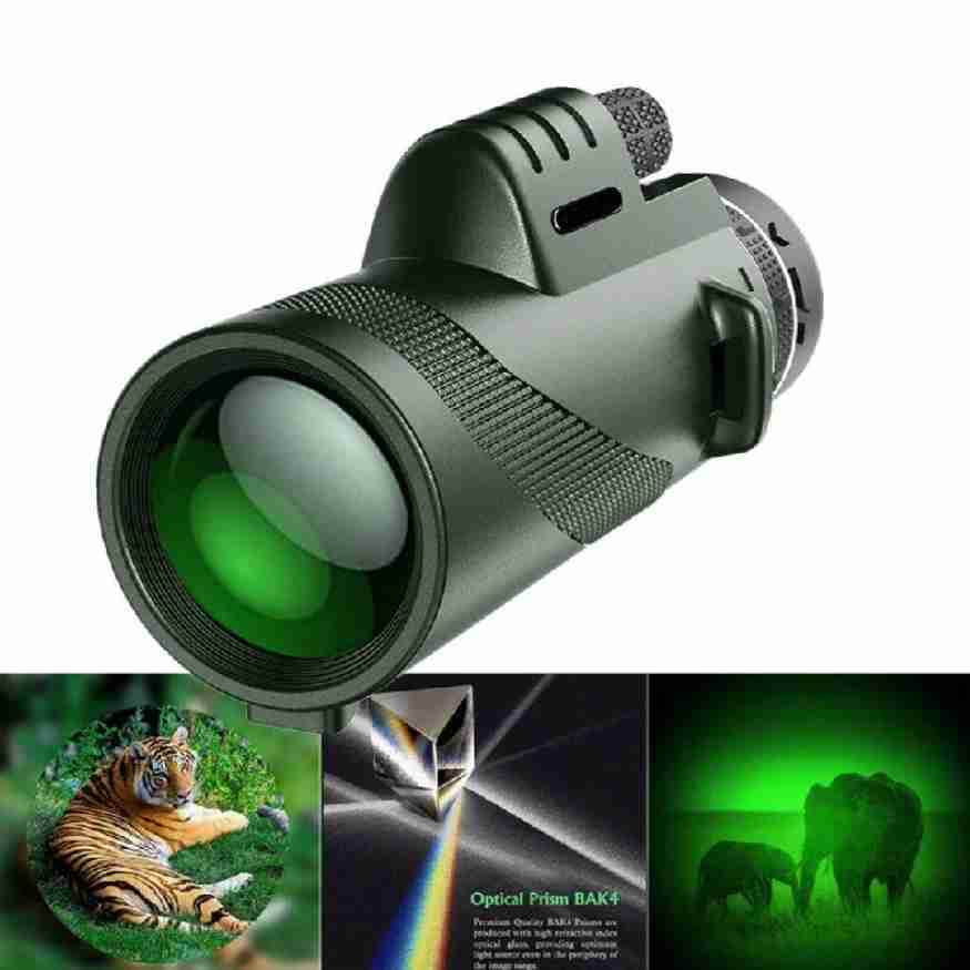 Compact HD Ultra-Zoom Monocular: Lightweight, Ideal for Hiking & Birdwatching