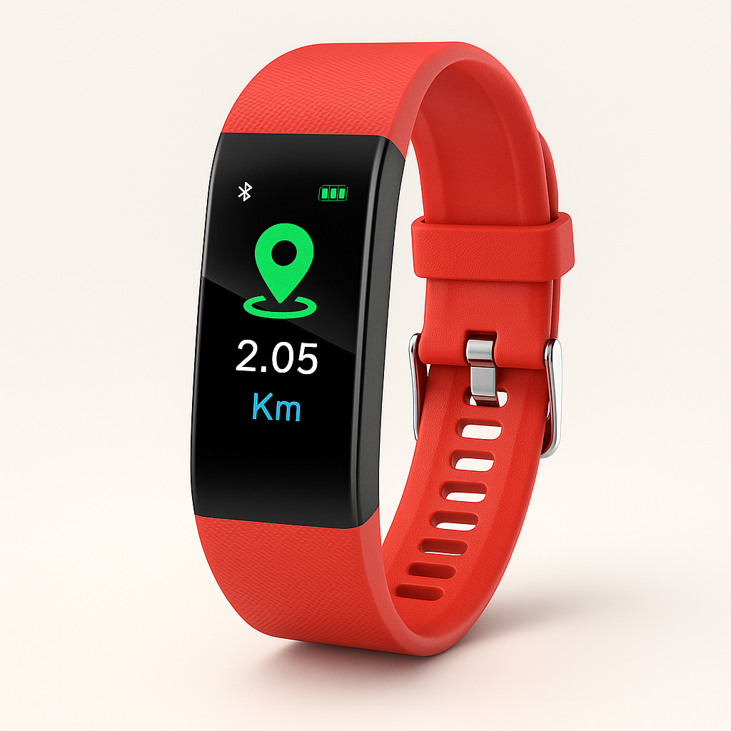 Senior-Friendly Smartwatch with Health and Fitness Monitoring