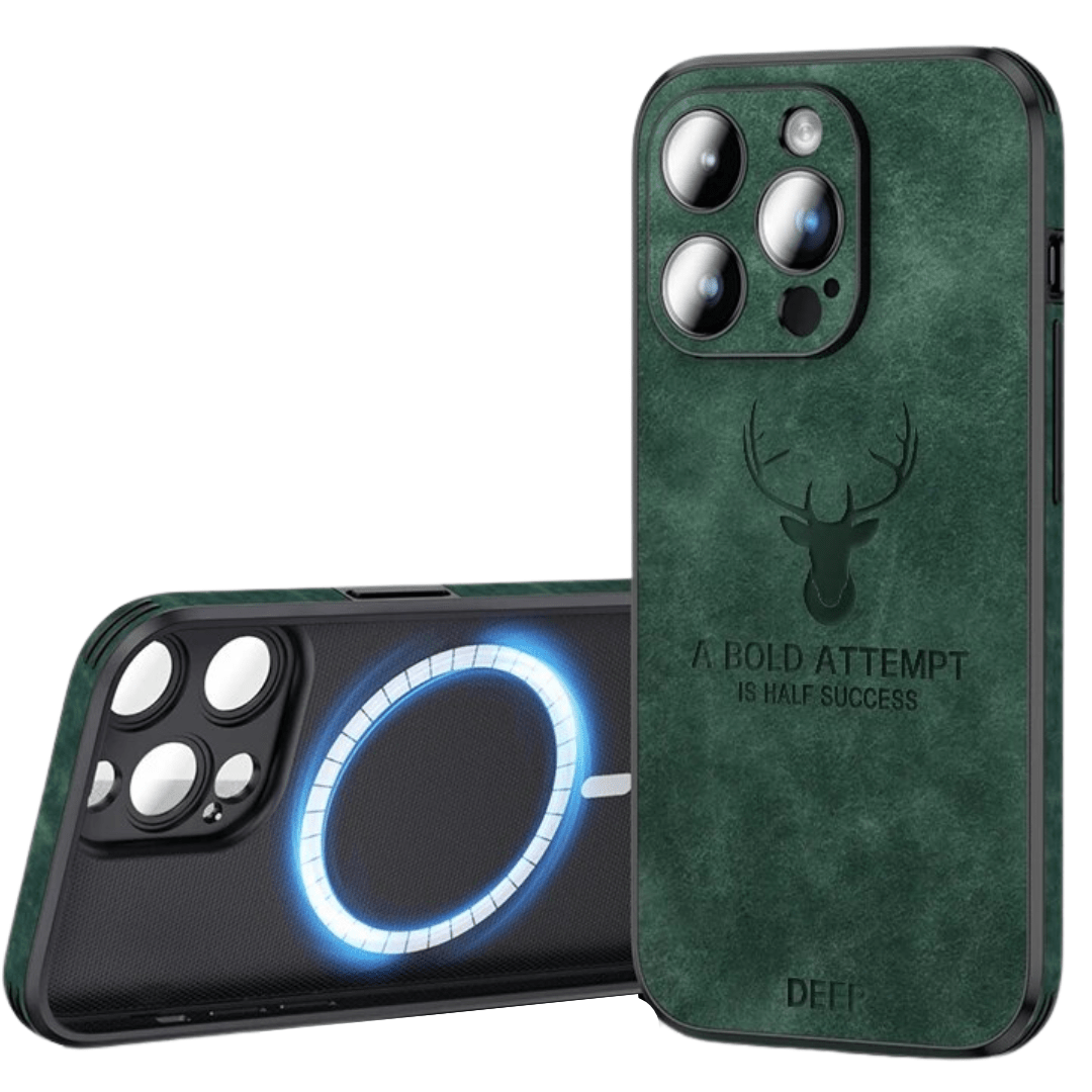 Premium Leather iPhone Case with Shock-Resistant Protection