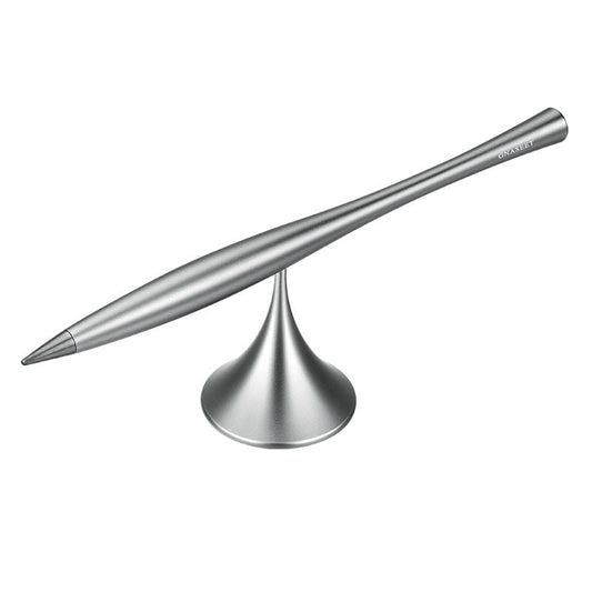 Inkless Metal Pen with Spinning Base and Replaceable Tip for Office Use