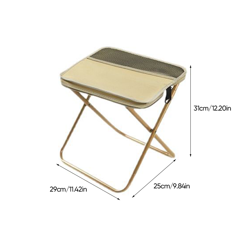 Portable Backpack with Integrated Folding Seat