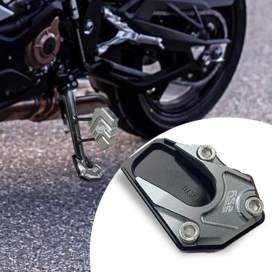 Motorcycle Kickstand Extension Pad for Enhanced Stability