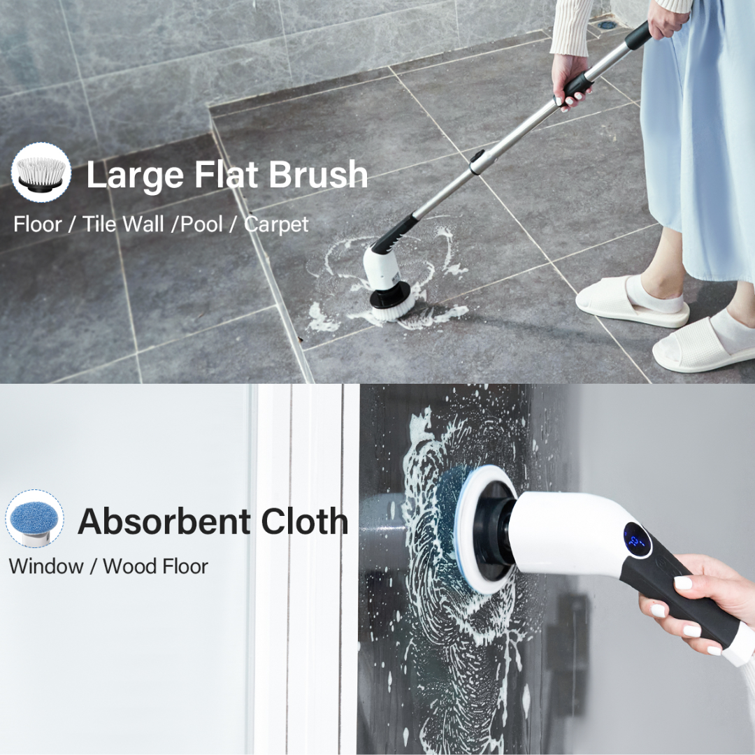 Electric Spin Scrubber – Cut Cleaning Time in Half with Ease