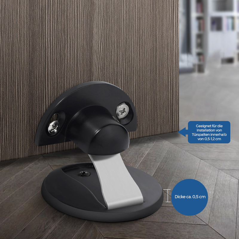 Invisible Magnetic Door Stopper in Stainless Steel Finish