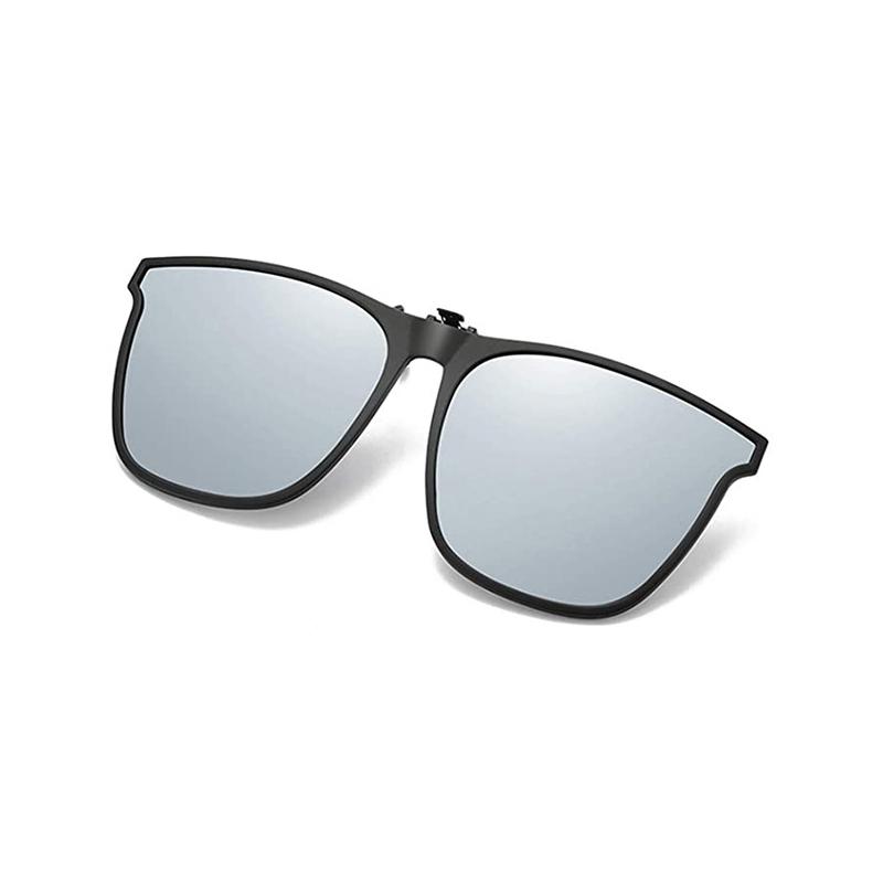 Polarized Clip-On Flip-Up Sunglasses for Prescription Glasses