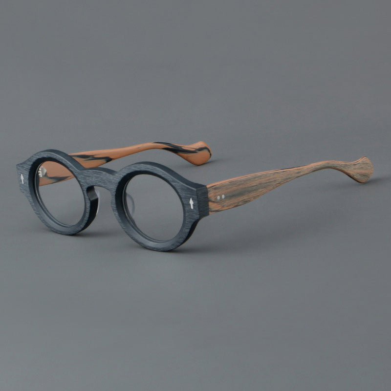 Unisex Vintage-Style Acetate Eyeglass Frames | Lightweight & Adjustable