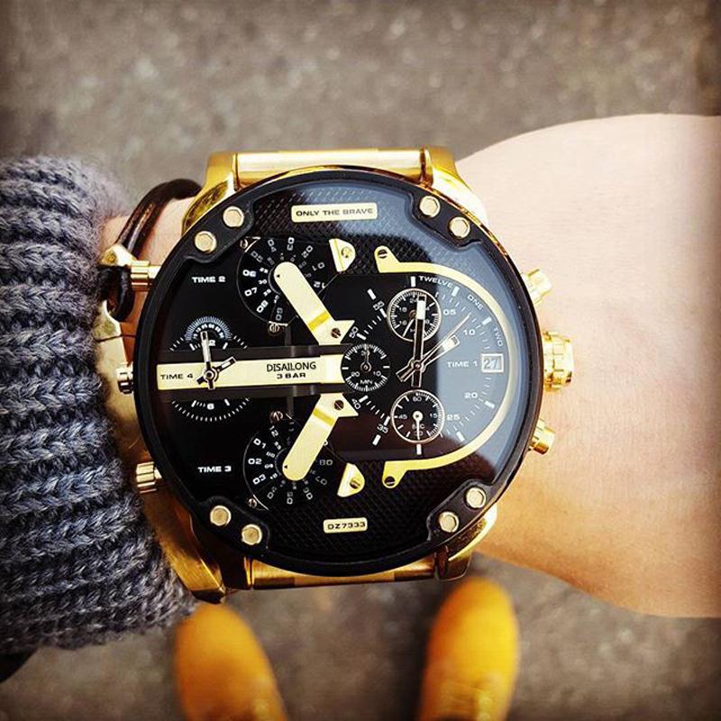 Luxury Men's Chronograph Quartz Watch – Stainless Steel Timepiece