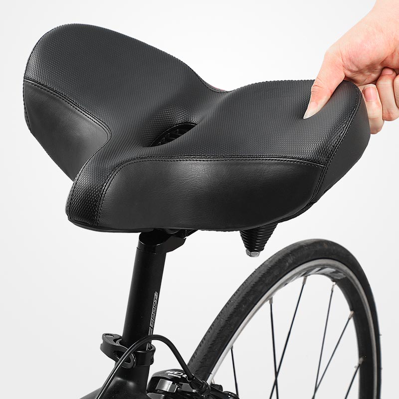 Extra Wide Ergonomic Bike Seat - Breathable and Comfortable Saddle