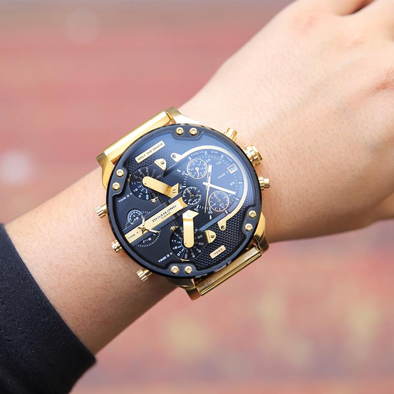 Luxury Men's Chronograph Quartz Watch – Stainless Steel Timepiece