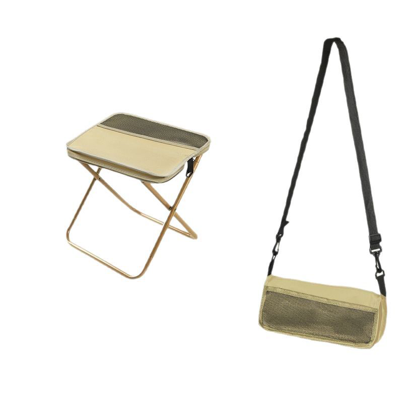 Portable Backpack with Integrated Folding Seat