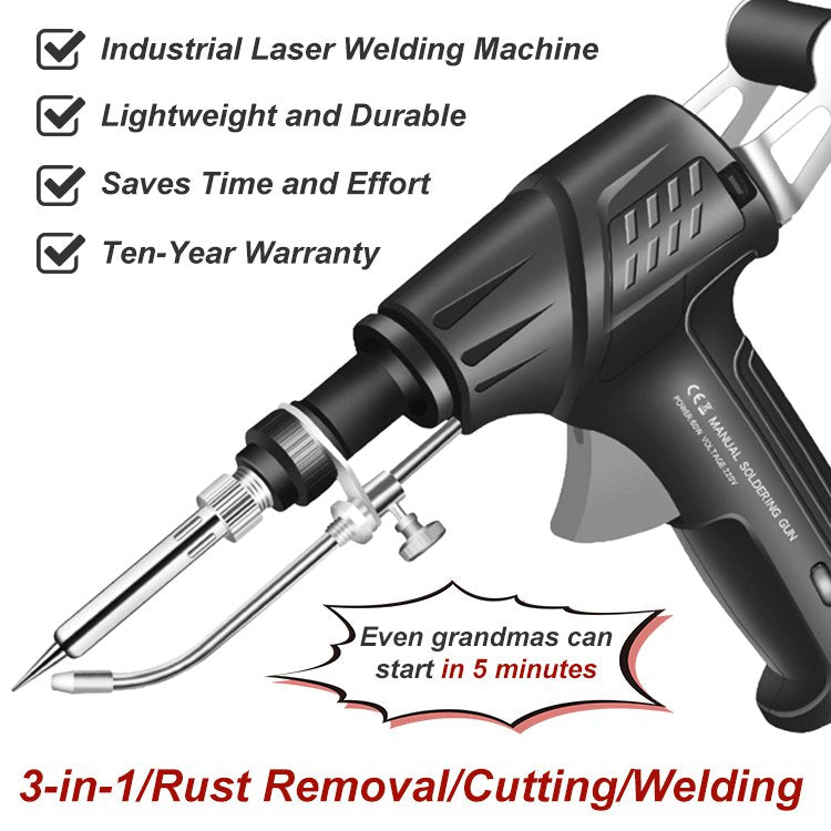 Electric Welding Tool | Quick 20s Heat-Up | Dual Weld & Cut | Comfortable Grip