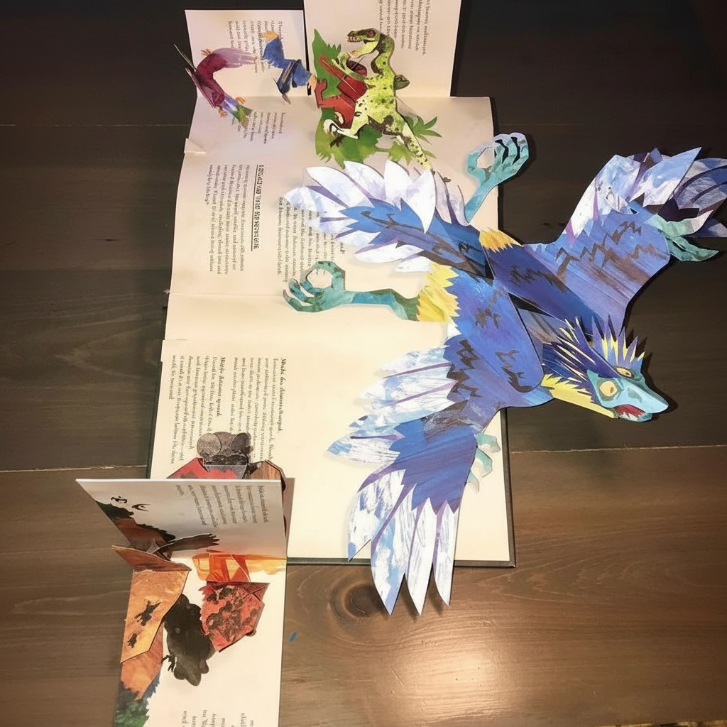 3D Dinosaur Pop-up Adventure Book