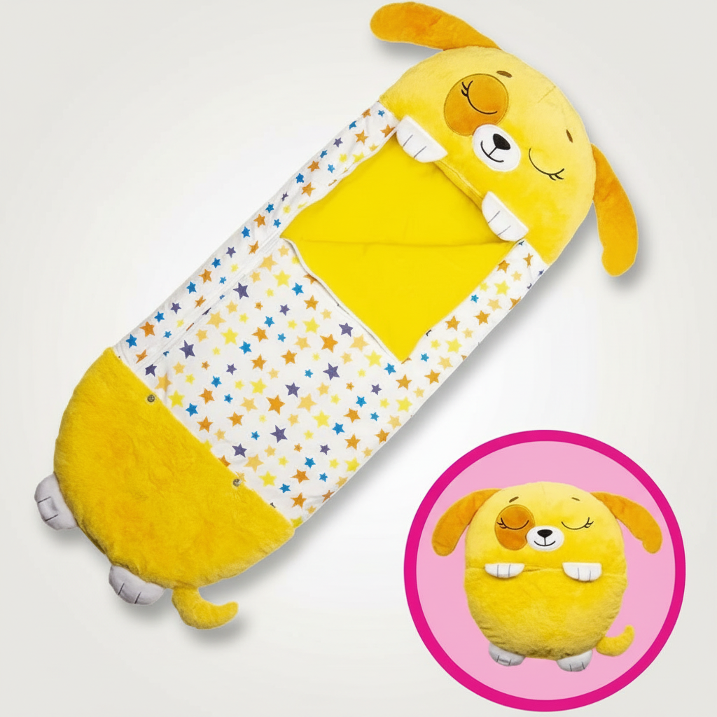 Animal-Shaped Foldable Sleeping Bag for Kids