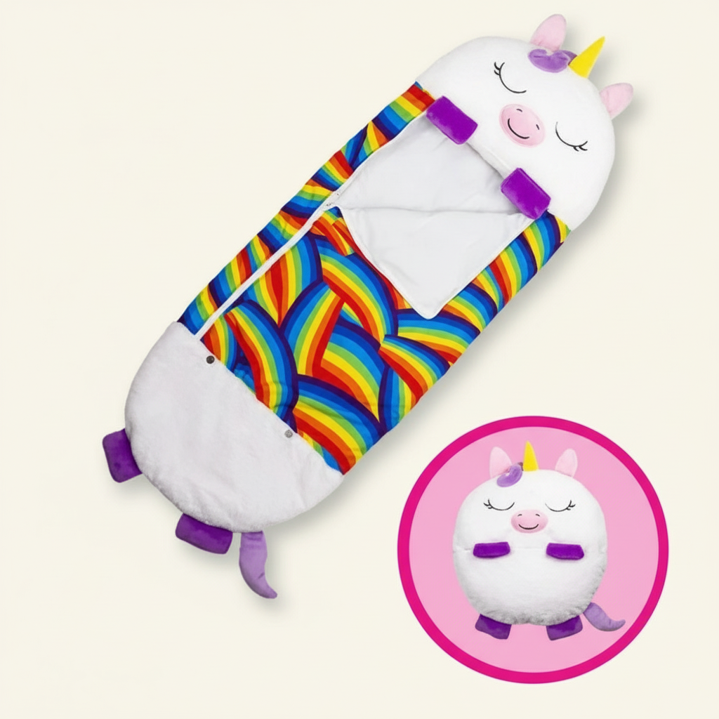 Animal-Shaped Foldable Sleeping Bag for Kids