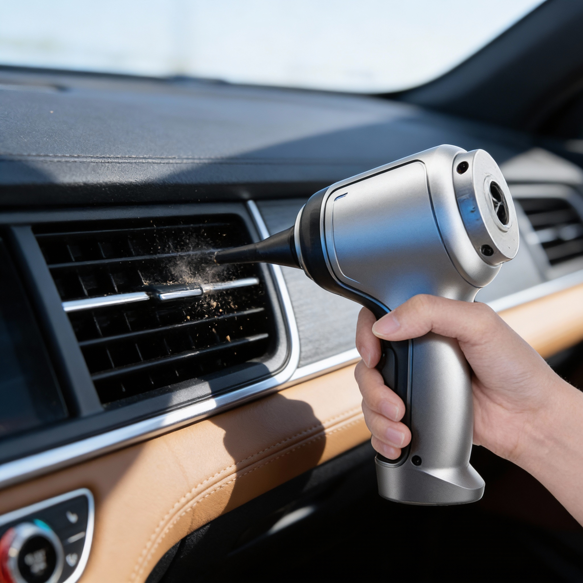 High-Power Cordless Vacuum for Comprehensive Car Cleaning