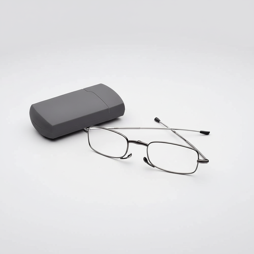 Foldable Reading Glasses with Portable Case - Compact and Stylish