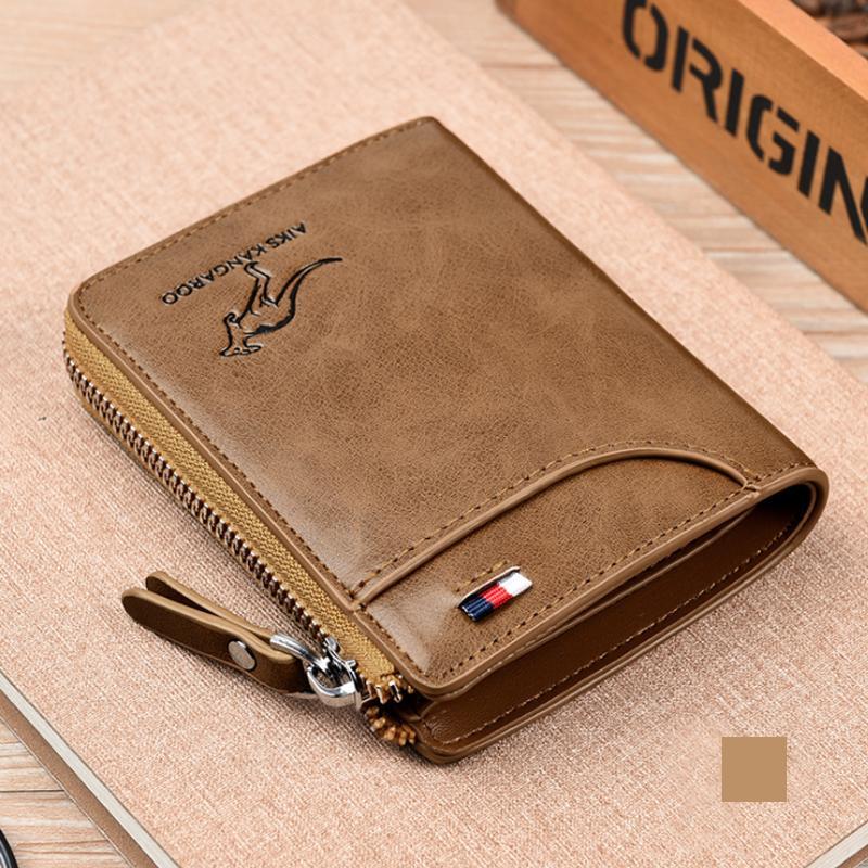 Men's RFID-Blocking Leather Wallet