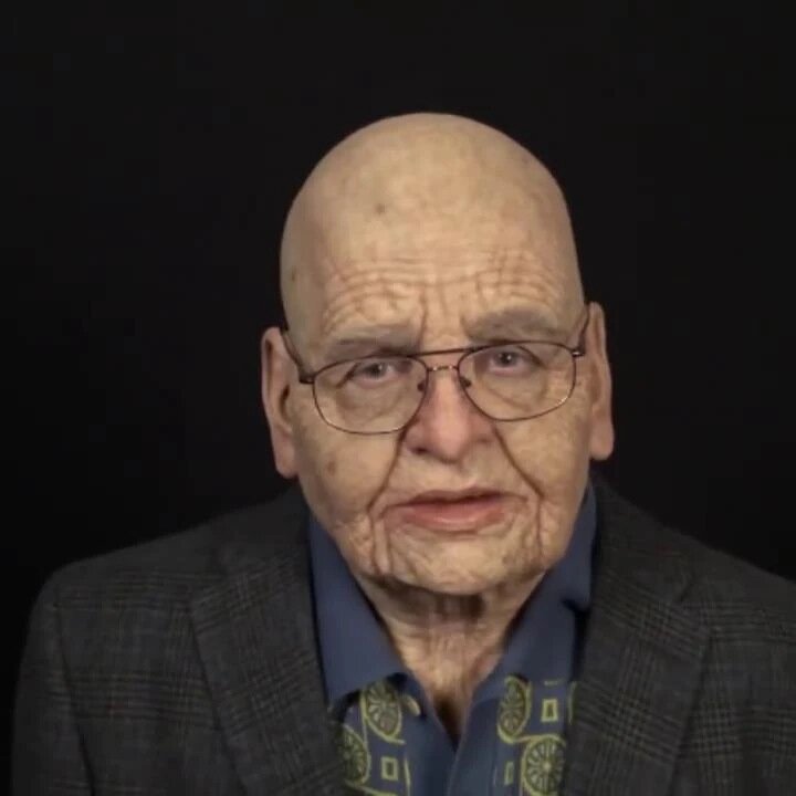 Realistic Latex Old Man Mask for Halloween and Cosplay