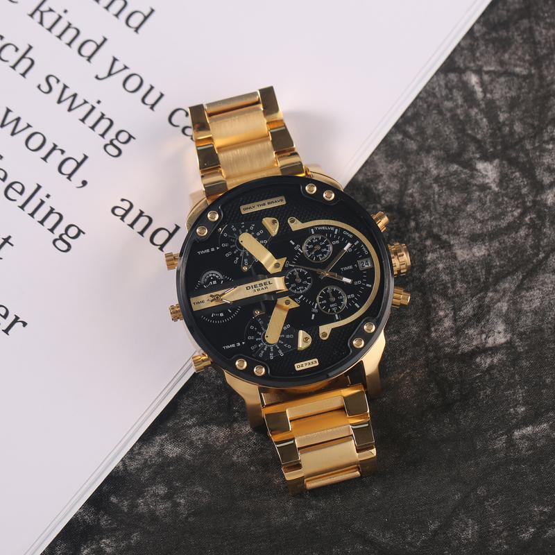 Luxury Men's Chronograph Quartz Watch – Stainless Steel Timepiece