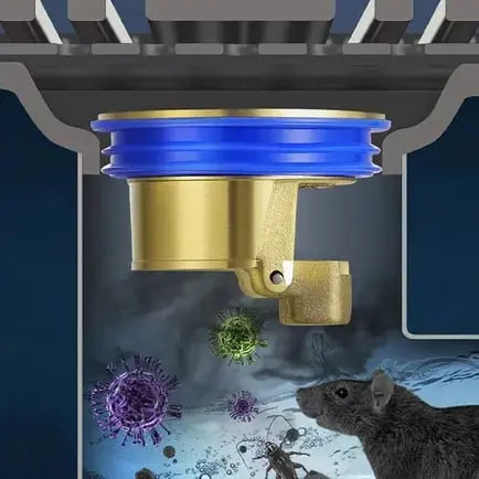 Brass Anti-Odor Drain Core – Blocks Pipe Smells & Ensures Clear Drains