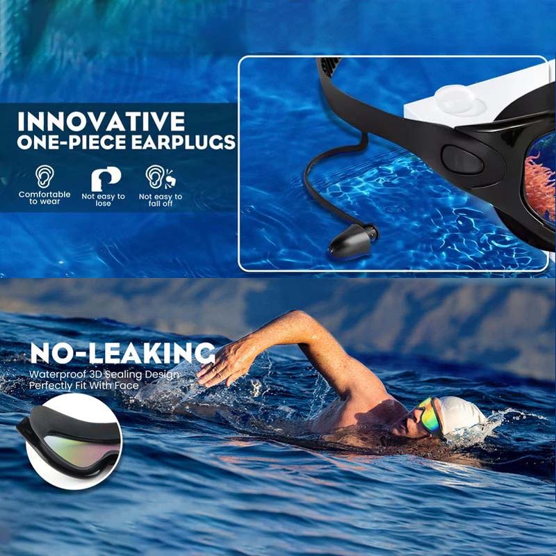 Wide Vision Anti-Fog Swimming Goggles