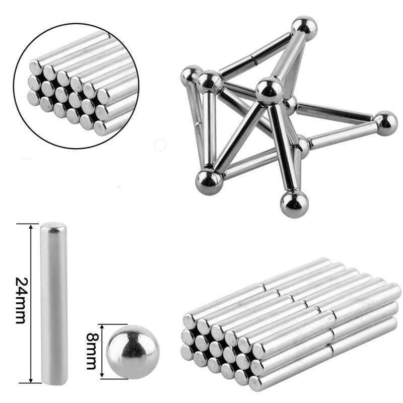 DIY Magnetic Rod and Ball Set for Creative Play