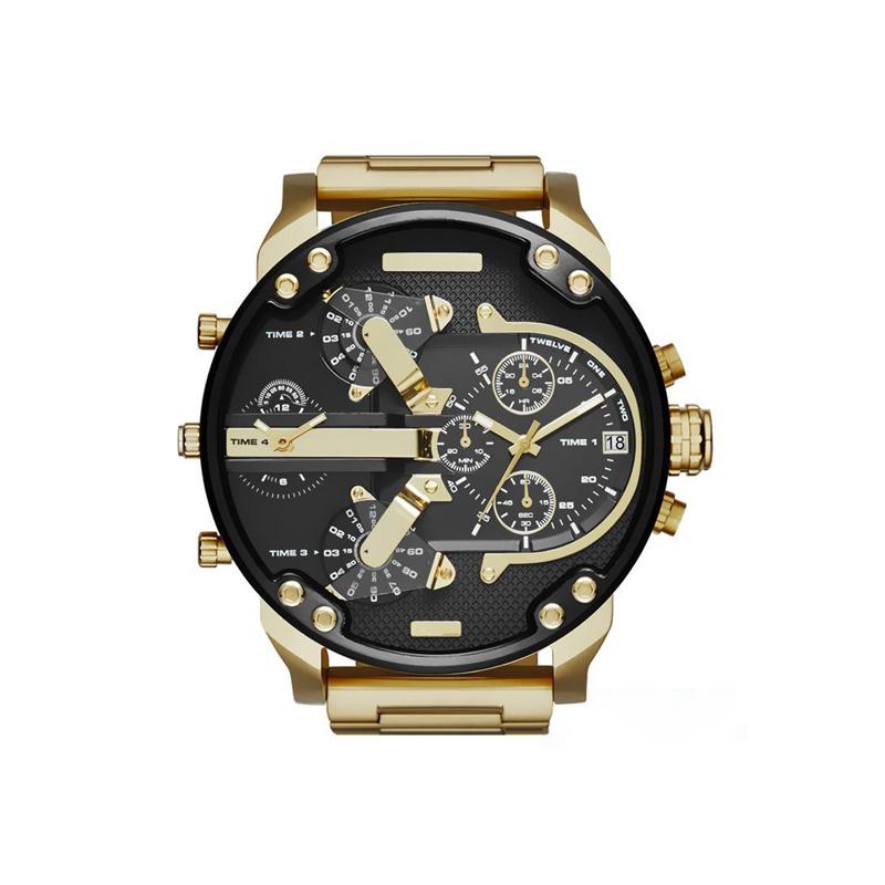 Luxury Men's Chronograph Quartz Watch – Stainless Steel Timepiece