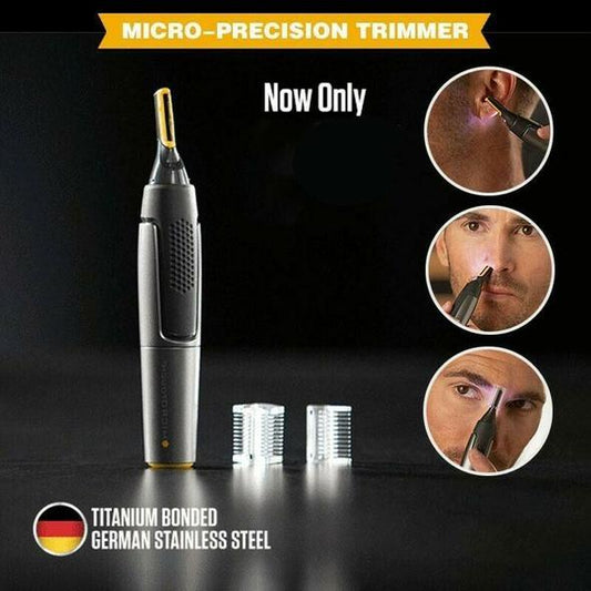 Ultra-Slim Precision Trimmer with Micro-Oscillating Blades