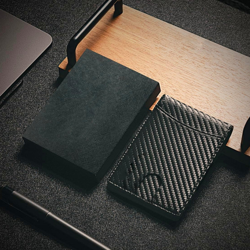 Genuine Leather Anti-theft Card Holder with RFID Protection