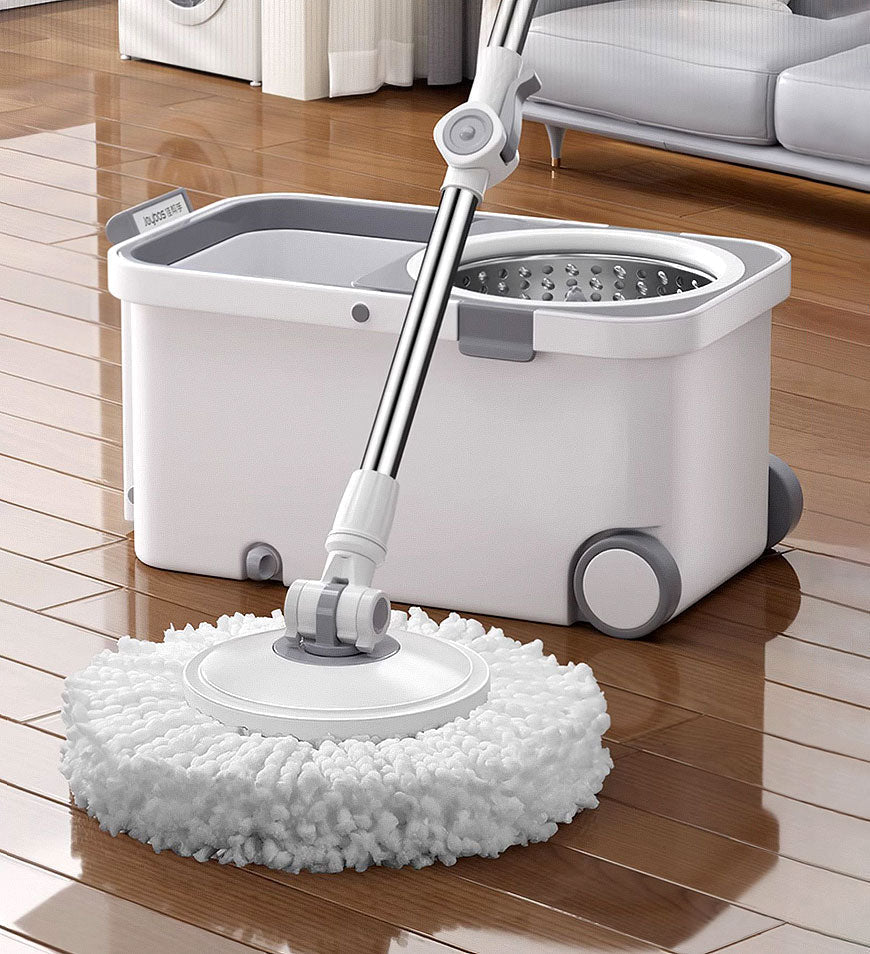 360° Rotating Mop & Bucket Set with Self-Wringing System F63