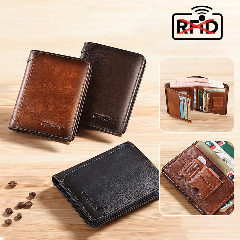 Men's Anti-Theft RFID Blocking Wallet