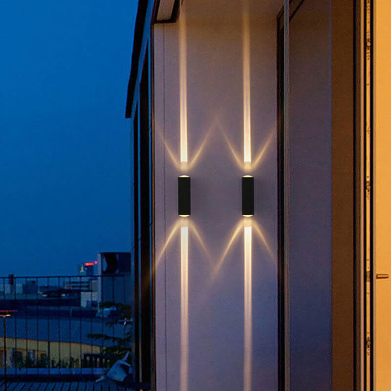 Modern Waterproof LED Outdoor Wall Light – Rectangular Aluminum Design