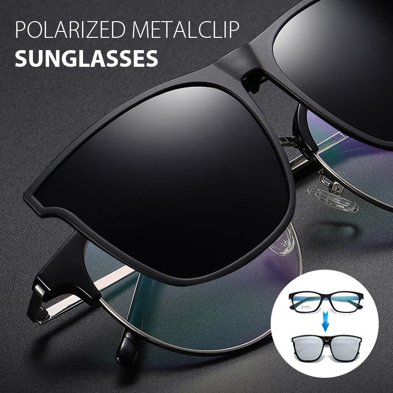 Polarized Clip-On Flip-Up Sunglasses for Enhanced Vision