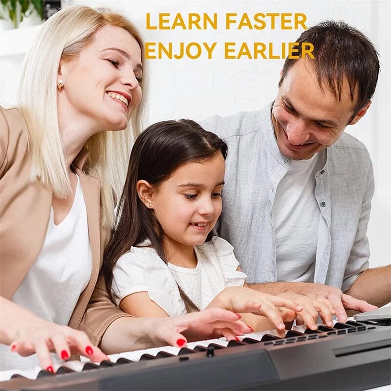 Removable Keyboard Note Labels for Piano Beginners