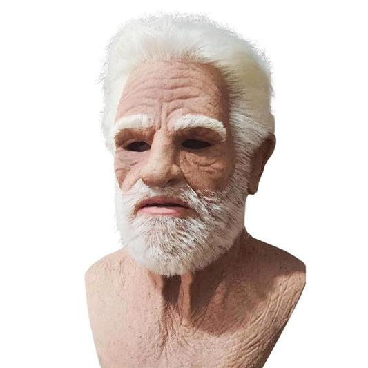 Realistic Full-Face Latex Mask for Halloween and Cosplay