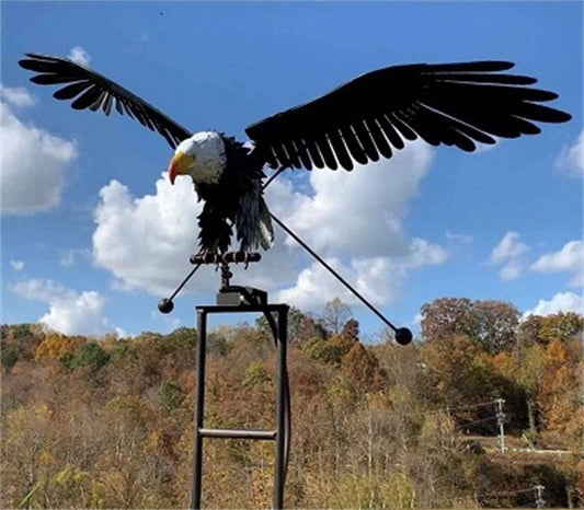 Metal Garden Wind Spinner with Stake – Weather-Resistant Lawn Decor