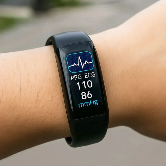 Smartwatch with ECG & Blood Pressure Tracking