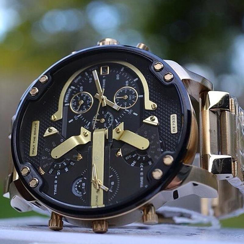 Luxury Men's Chronograph Quartz Watch – Stainless Steel Timepiece