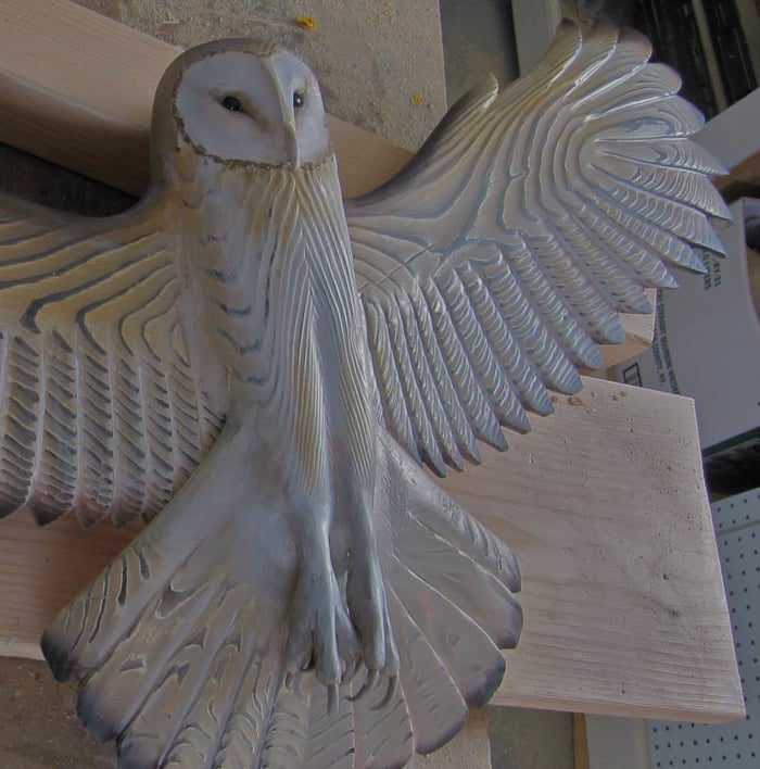 Majestic Owl Wooden Wall Art - Rustic Home Decor