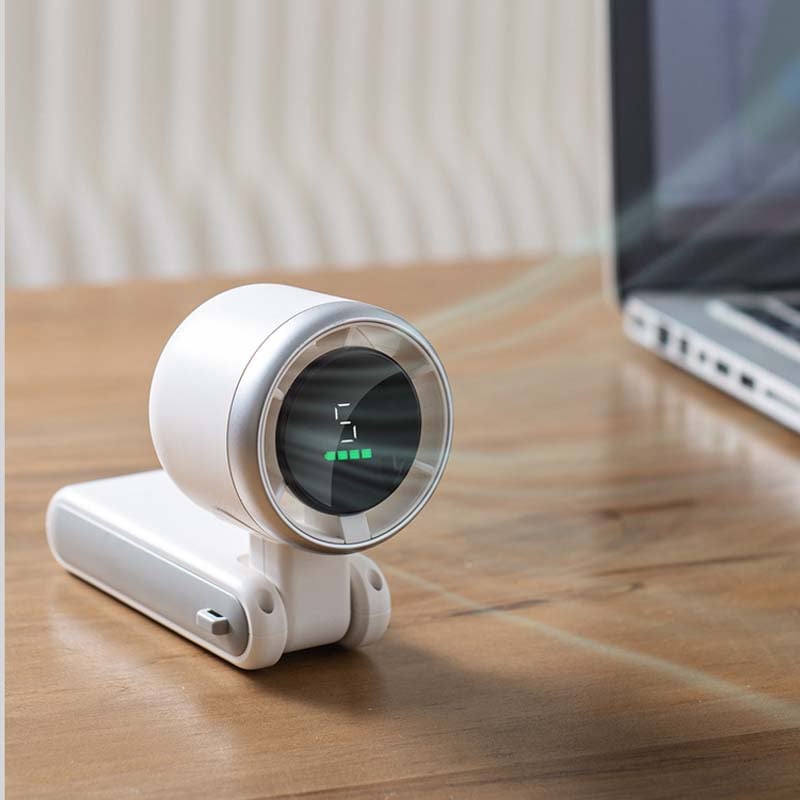 Portable High-Speed Folding Turbine Fan for Travel
