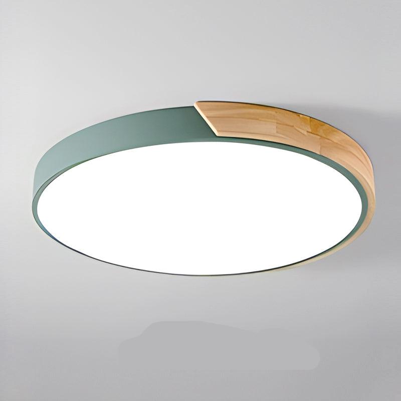 Scandinavian Round LED Ceiling Light | Soft Glow, Minimalist Style for Any Room