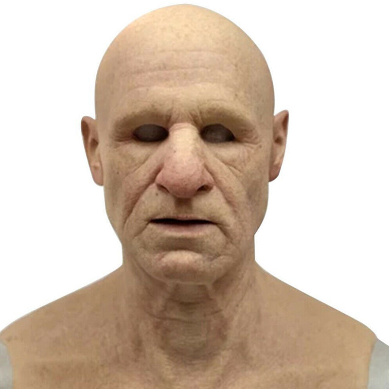 Realistic Full-Face Latex Mask for Halloween and Cosplay