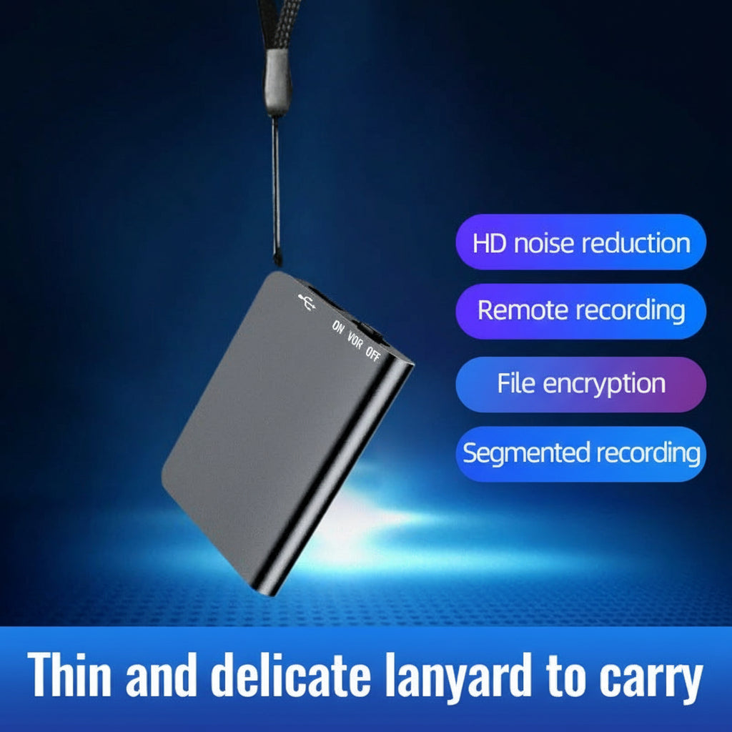 Compact Voice Recorder – Tiny, Stealthy, and High-Quality Audio Capture