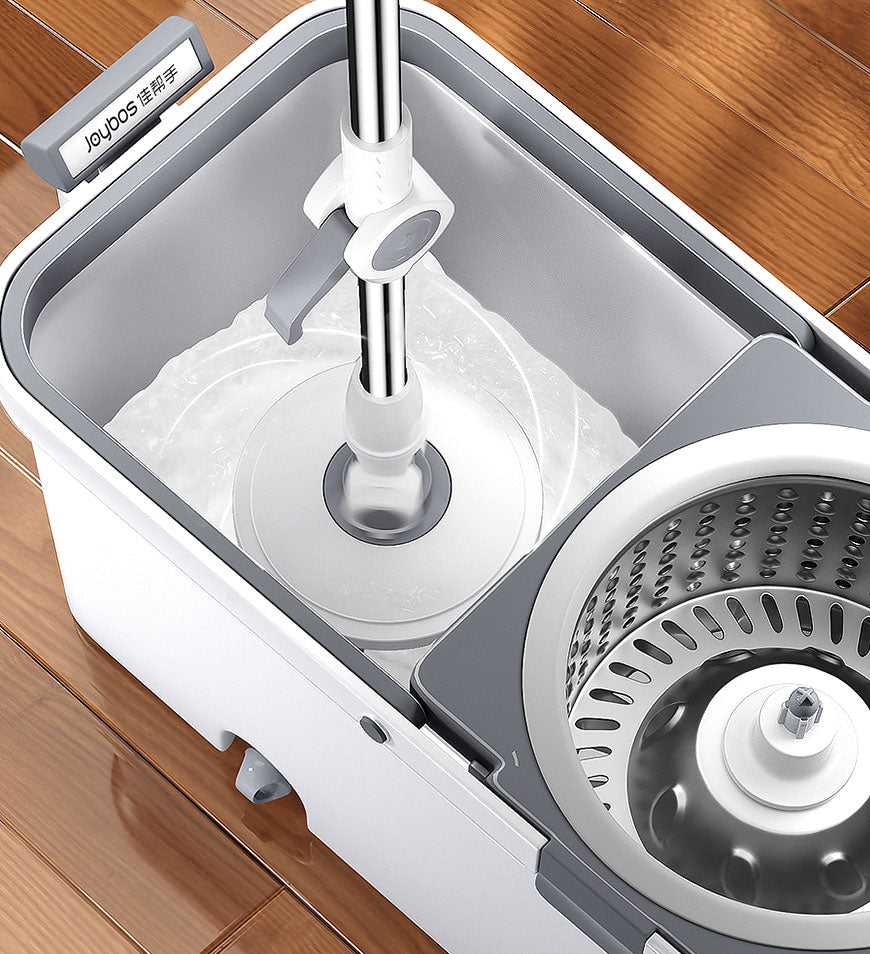 360° Rotating Mop & Bucket Set with Self-Wringing System F63